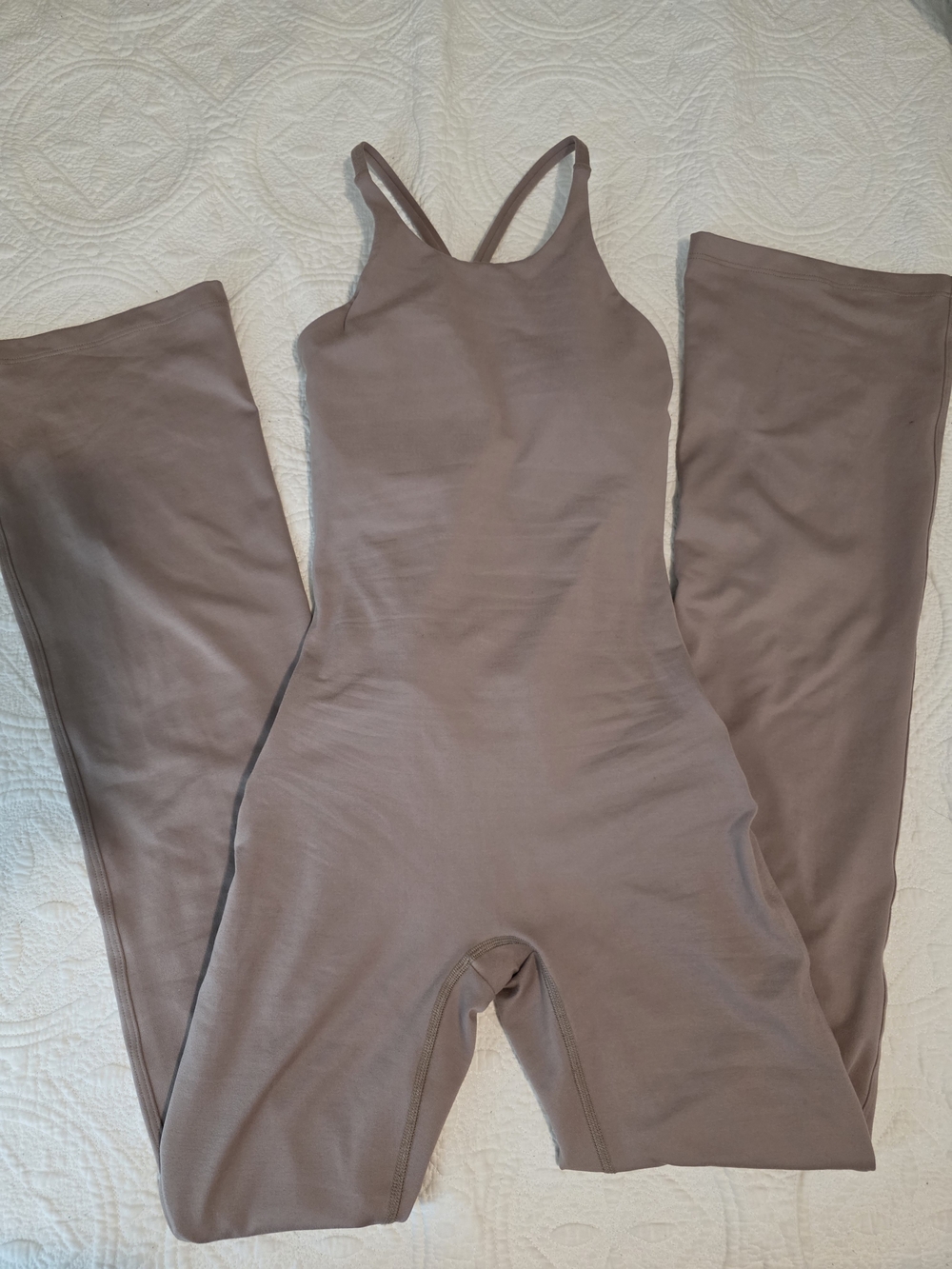Bombshell Sportswear Mauve One-Piece Jumpsuit Romper